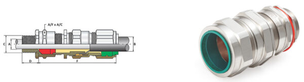 E1FW Ex “d” and Ex “e” Cable Gland - Image 2